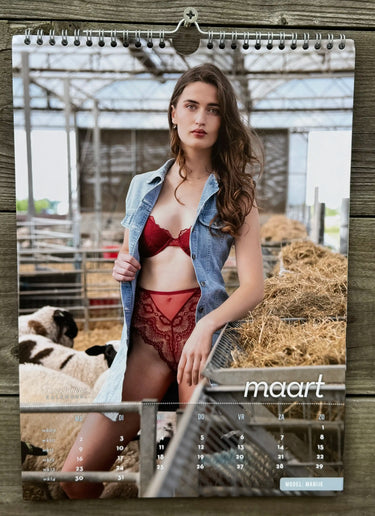 RIN-26-CN-CP Farmer Girls Calendar + note my babe 2026 + CutePinUps 2026 2027